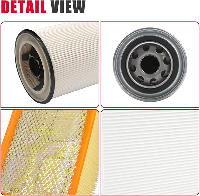 6.7L Cummins Fuel Filter Oil Filter Air Filter and Cabin Air Filter Kit - Image 7