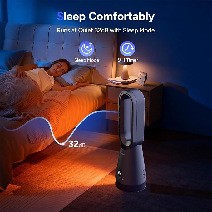 3-in-1 Bladeless Tower Fan - Image 9