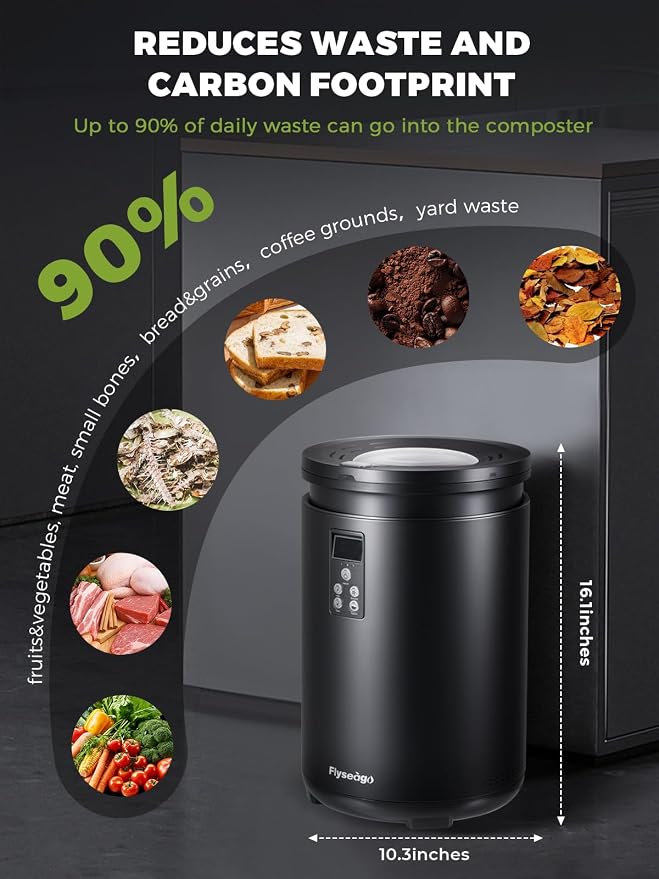 Electric Composter for Kitchen Smart Odorless Countertop Compost Bin Machine - Image 7