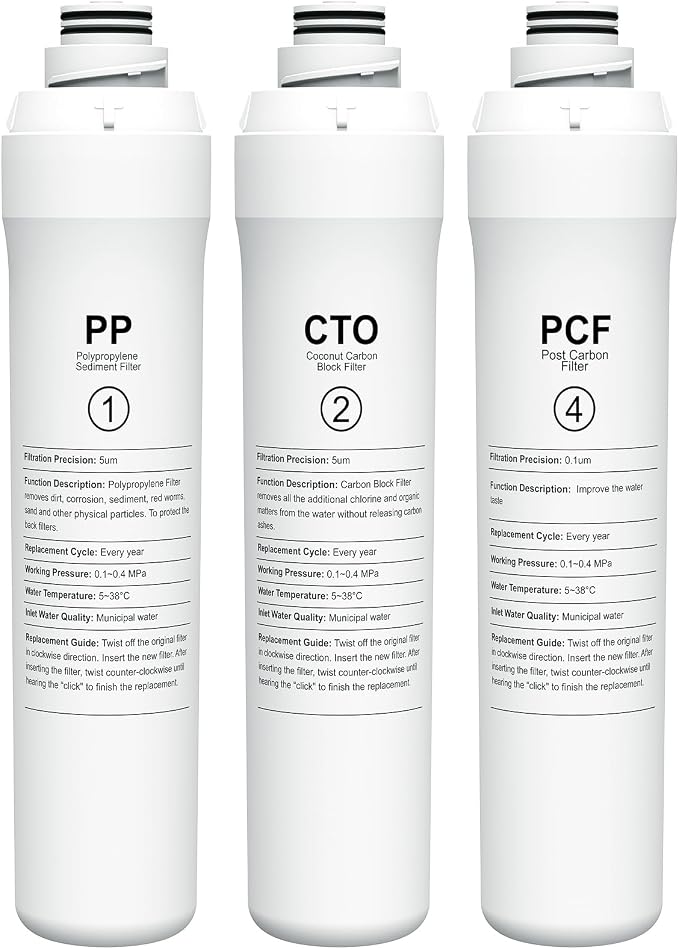1 Year Replacement Filter Set Compatible by SAFWAT