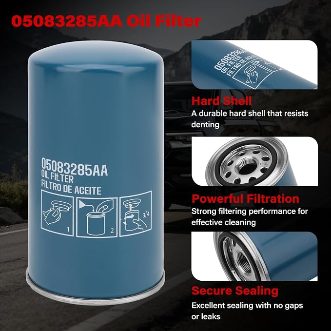 Filter Element Compatible with Dodge Ram 2500/3500/4500/5500 2019-2024 6.7L. - Image 3