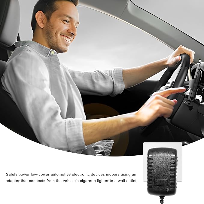 2A 24W AC to DC Converter, 220V to 12V Car Cigarette Lighter to Wall Outlet - Image 5