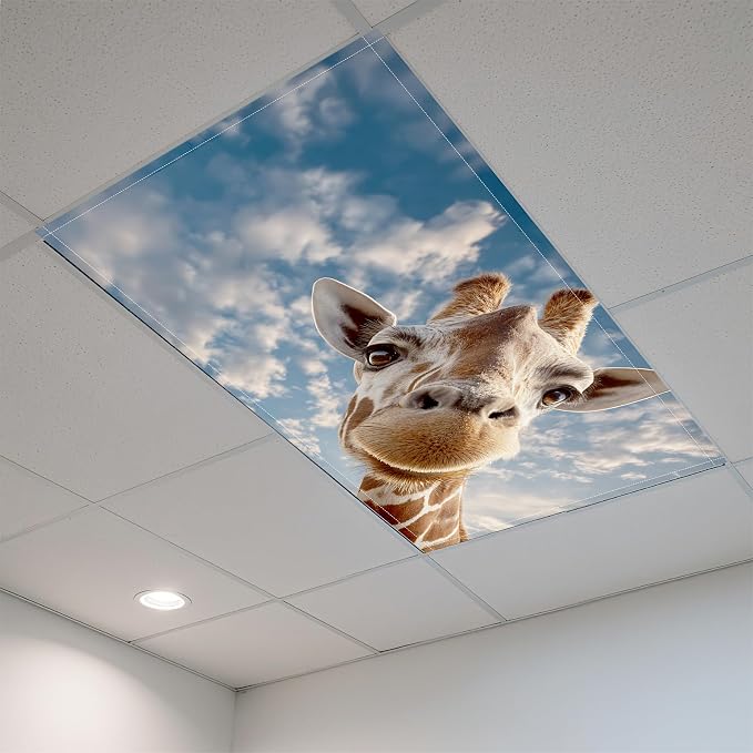 2 Pack Fluorescent Light Covers- 4 x 2 Feet Magnetic Ceiling Light Cover Room - Image 6