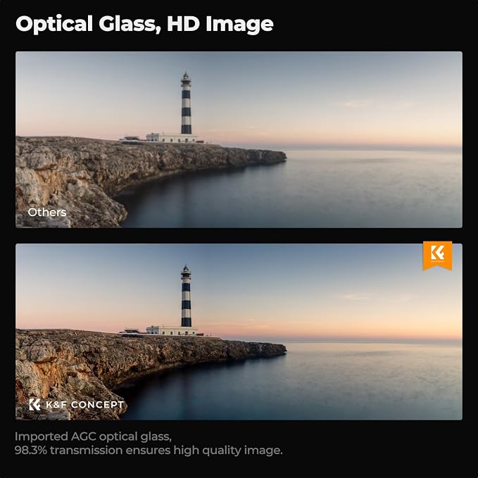 K&F CONCEPT 52mm MC UV Protection Filter Slim Frame - Image 3