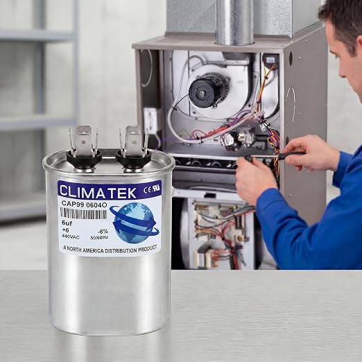 ClimaTek 6 MFD 370/440 Volt VAC Run Oval Capacitor CAP99-0604O - Image 4