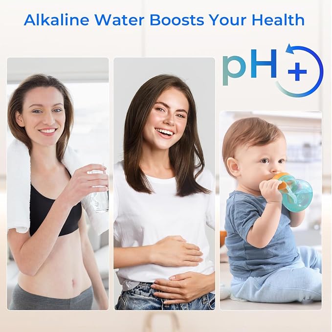 Alkaline Waterdrop Gravity-fed Water Filter System, Increase PH, - Image 6