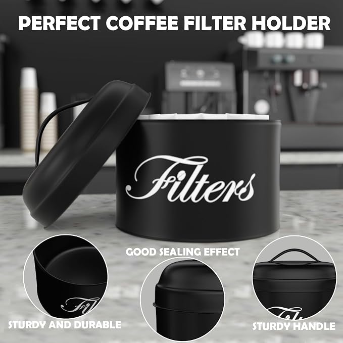 Black Basket Coffee Filter Holder - Image 2