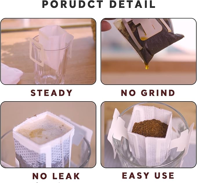 Sesama Pour-Over Drip Hanging Coffee Filter Bags - Image 5
