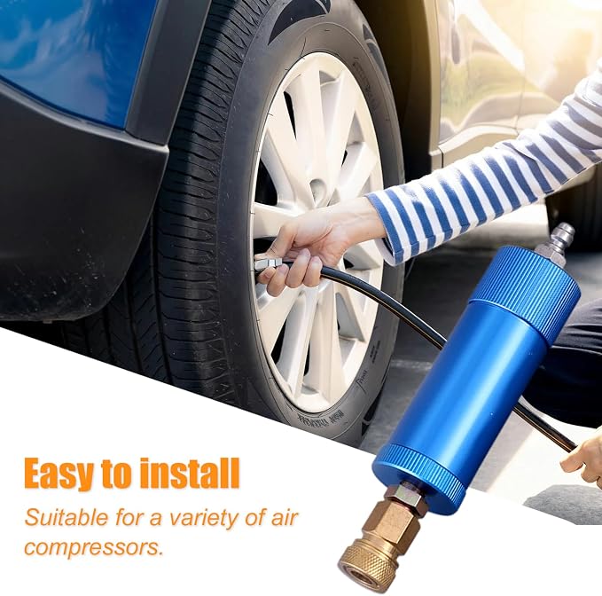 High Pressure PCP Air Filter Oil-Water Separator, 40MPa/5800Psi Inline Moisture - Image 5