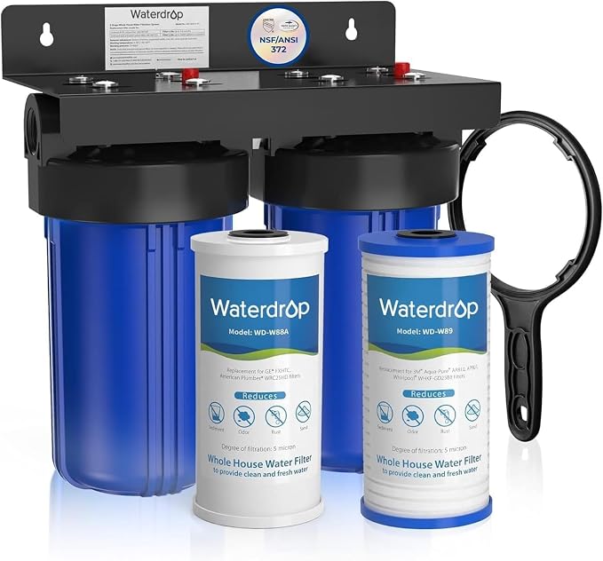 Waterdrop Whole House Water Filter System, by Waterdrop