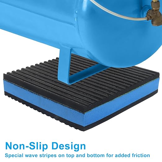 Jiozermi 4 Pcs Anti Vibration Pads, Heavy Duty Rubber Sound Dampening Mat Shock - Image 4