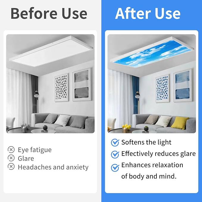 Torixqi12 Pcs Fluorescent Light Covers - Image 3