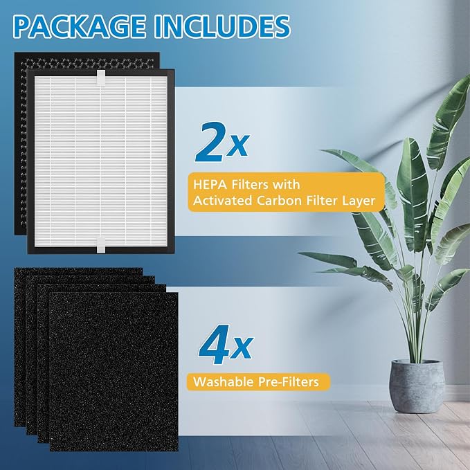 2 Pack KJ190L Filter Replacement Compatible - Image 12