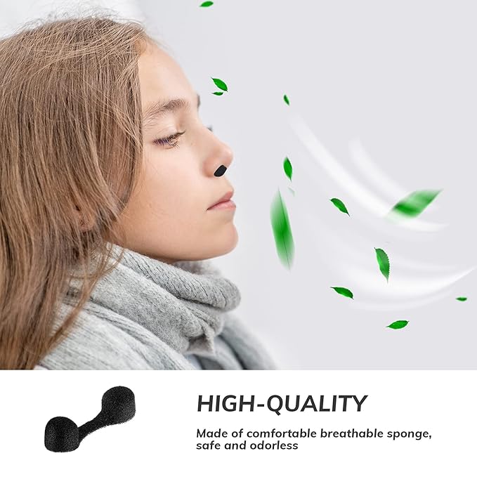 Tondiamo 100 Pieces Nose Plug Filter Disposable Nose Filter Sponge - Image 2