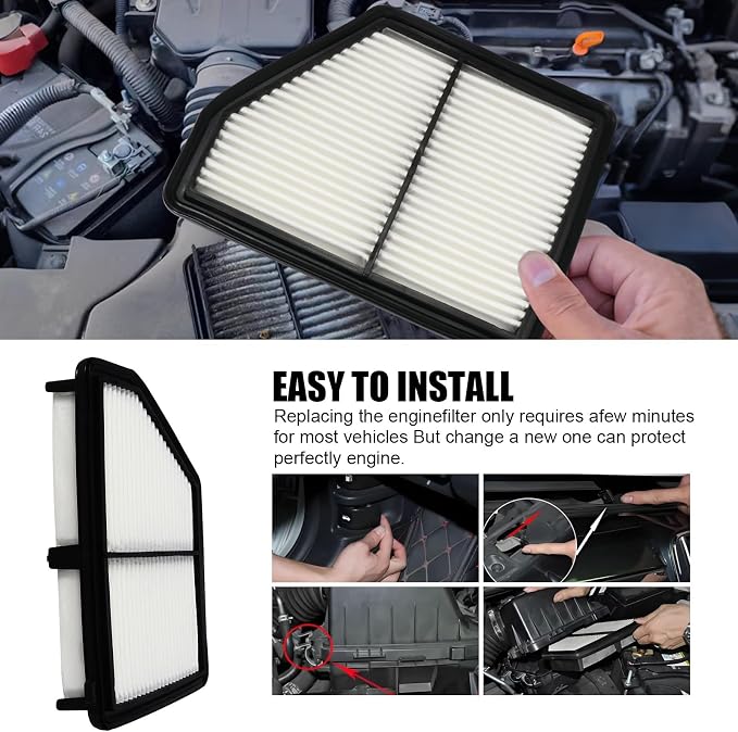 Engine Air Filter 17220-5BA-A00 Compatible - Image 5