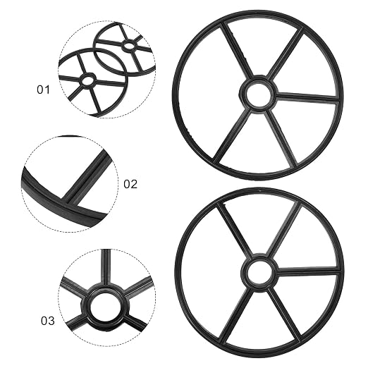 2PCS High Rings Filter Valves Systems Maintenance Sealing Rubber Texture - Image 9