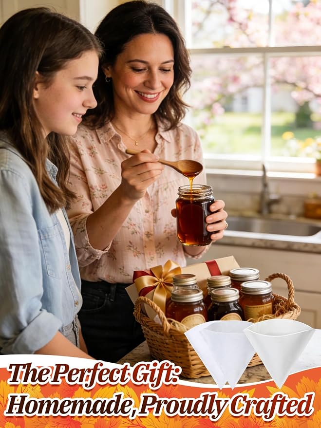 6pcs 2.3 Quart Maple Syrup Filter Cone Set - Image 7
