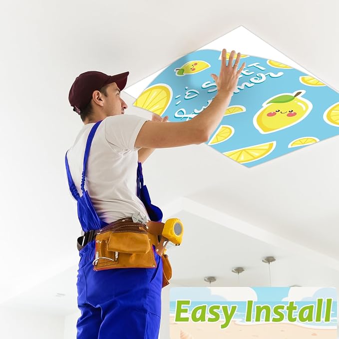 8 Pcs Fluorescent Light Covers - Image 5