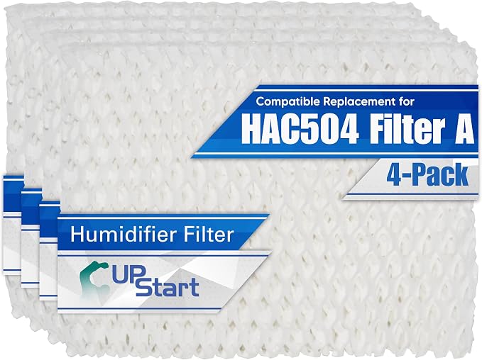 4-Pack Humidifier Filter Replacement by UpStart+Components