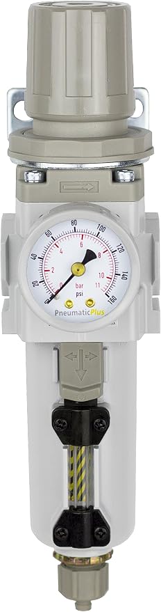 PneumaticPlus SAW300-N03BG-MEP Compressed Air Filter Regulator Piggyback Combo - Image 2