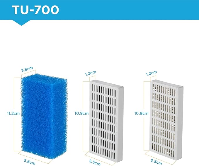 Replacement Cartridge for Aquarium UV Filter TU-700 - Image 3