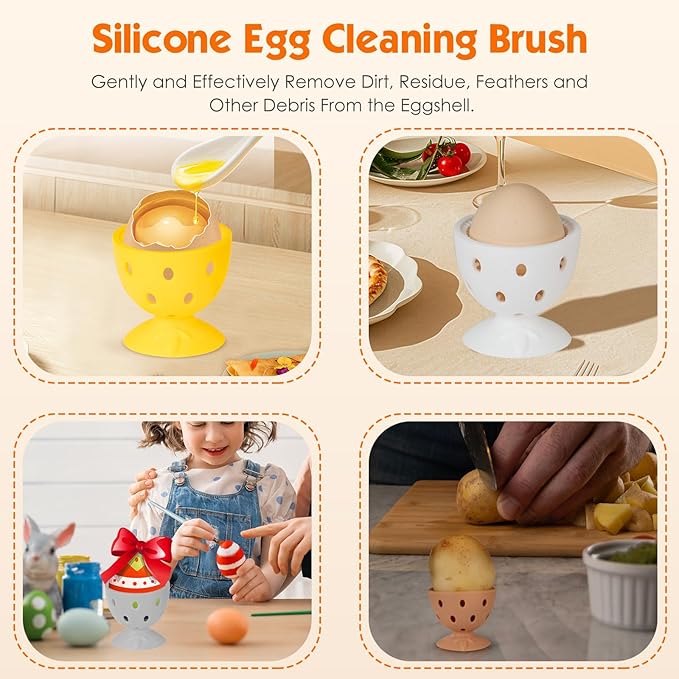 Egg Brush Cleaner, Egg Cleaner Scrubber - Image 7