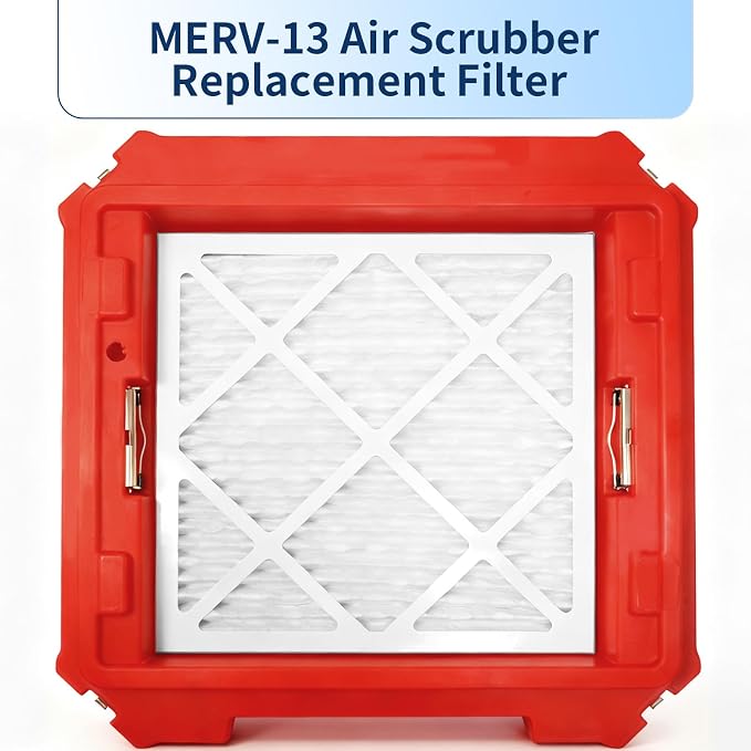 MERV-13 Filter Replacement Set for Commercial HEPA 550 Air Scrubber & Purifiers - Image 3