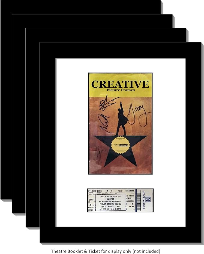 Creative Picture Frames 4Pk11X14-W Black Theatre Frame - Image 2