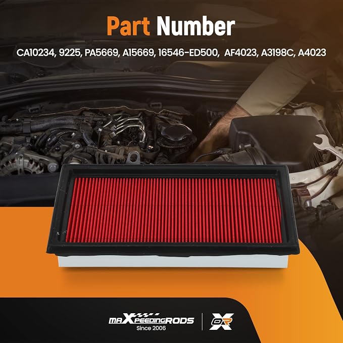 maXpeedingrods CA10234 Engine Air Filter Fits - Image 3