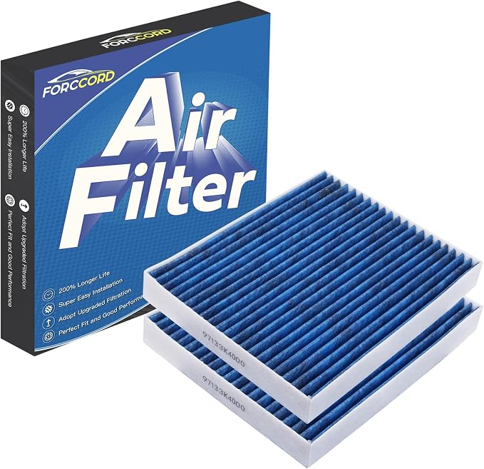 2- Pack CF11966 HEPA Cabin Air Filter Fits by Forccord