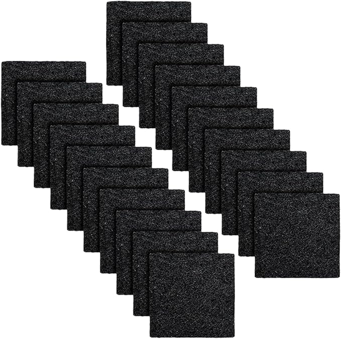 Trash Can Odor Absorber, Activated Charcoal Odor Filter, 20 Pack Adhesive by Unknown
