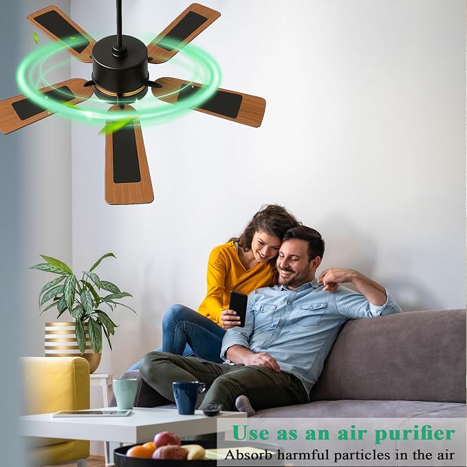 40 Pcs Ceiling Fan Filters for Blades, Fan Air Purifier Pads - Image 4
