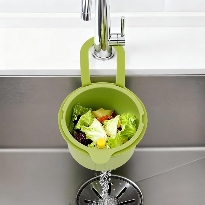 JOMCYDM Kitchen Sink Basket, Faucet Hanging Draining Basket, Kitchen Waste - Image 3