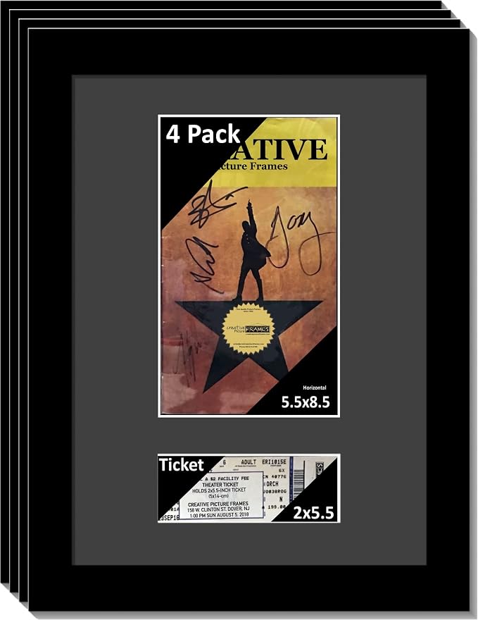 Creative Picture Frames 4Pk11X14-B Black Theatre Frame by CreativePictureFrames