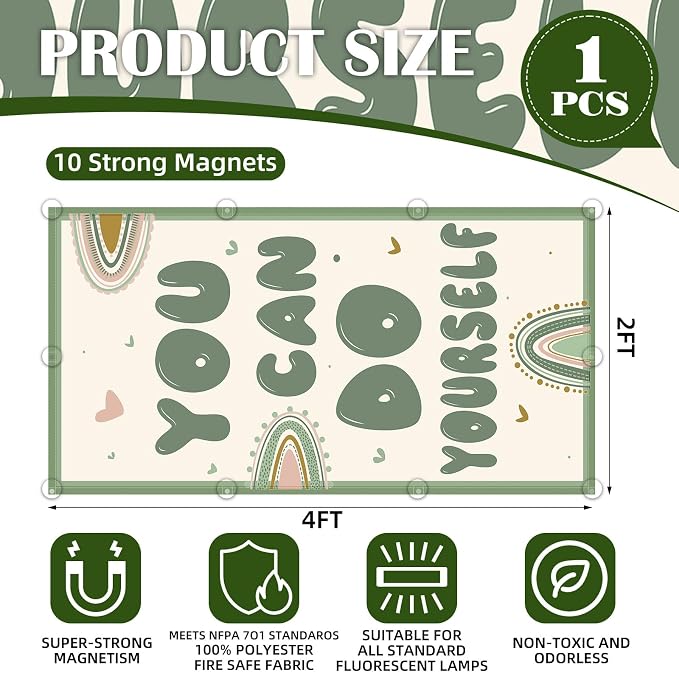 Fluorescent Light Covers -1PCS 4x2 Feet Classroom Covers - Image 2
