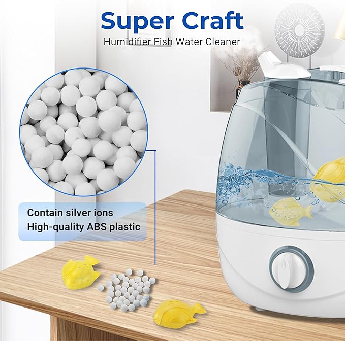 Funmit Humidifier Cleaning Fish, 12 Pack Humidifier Cleaner - Image 2
