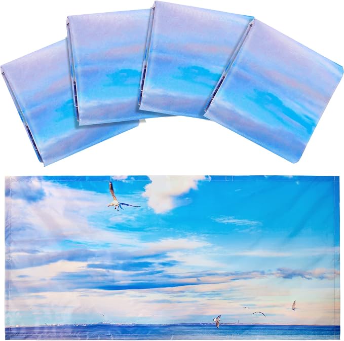 Hortsun 4 Pack Fluorescent Light Covers 4 x 2 Feet Magnetic Light Cover by Hortsun