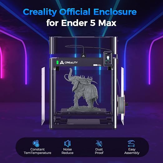 Creality Ender 5 Max Enclosure Official Upgrade Kit Transparent Acrylic - Image 2