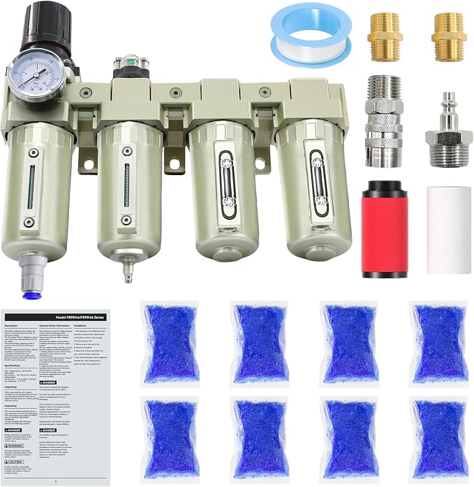 1/2" NPT Industrial Grade 4 Stage Air-Dryer-for-Compressor, by Variousaccessoriesavailable