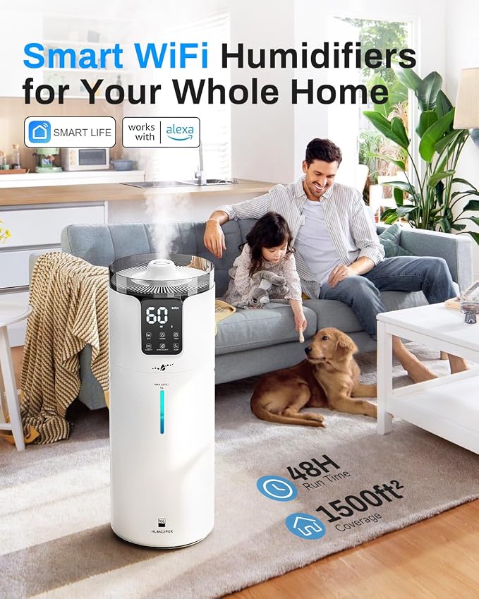Lacidoll 16L Smart Humidifier large room, Whole house Humidifier - Image 2