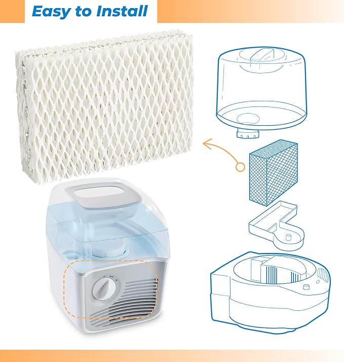 ANTOBLE 2 Pack WF813 Humidifier Filter Replacement - Image 4