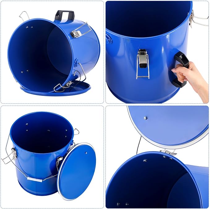 6 Gal Fryer Grease Bucket Fryer Oil Transport Bucket - Image 6