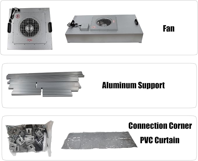 Vertical Laminar Dust Free Room Bench Double Use 70.86x23.62in Flow Hood Air - Image 7