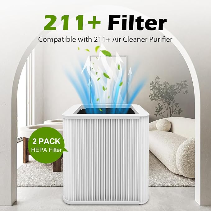2 Pack 211+ Filter Replacement Compatible - Image 6