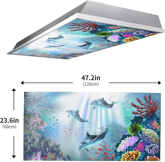 2PCS Magnetic Light Covers, Fluorescent Light Filters - Image 3