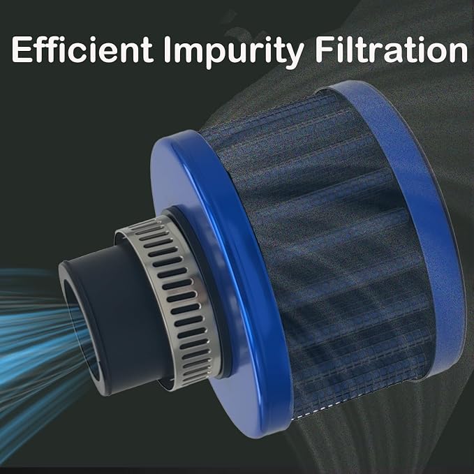 18mm Cold Air Intake Filter, Automotive Cold Air Breather Filter - Image 2