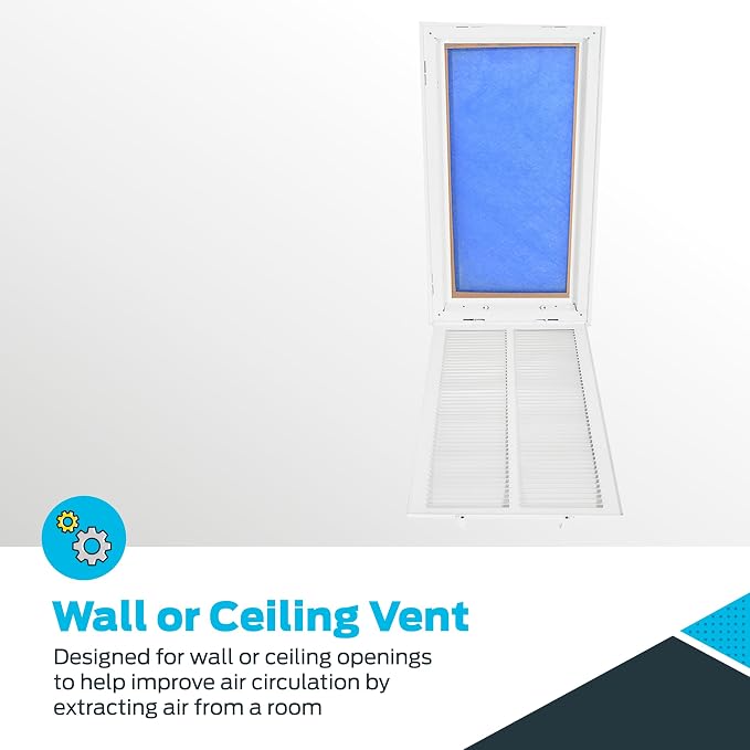 EZ-FLO 12 x 24 Inch Return Air Vent Cover - Image 4