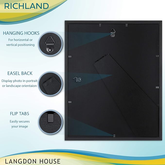 Langdon House 8.5x11 Certificate Frames Set Distinguished Edging - Image 4