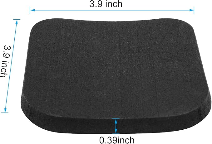 4Pcs Treadmill Mats, Coolrunner High Density Equipment Pads Noise Reduction - Image 2