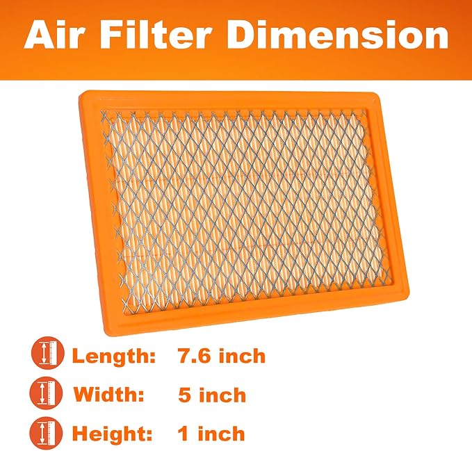0E9371AS Air Filter for Gene-rac 410cc 530cc 8kW & 11kW Post 2013 Evolution - Image 2